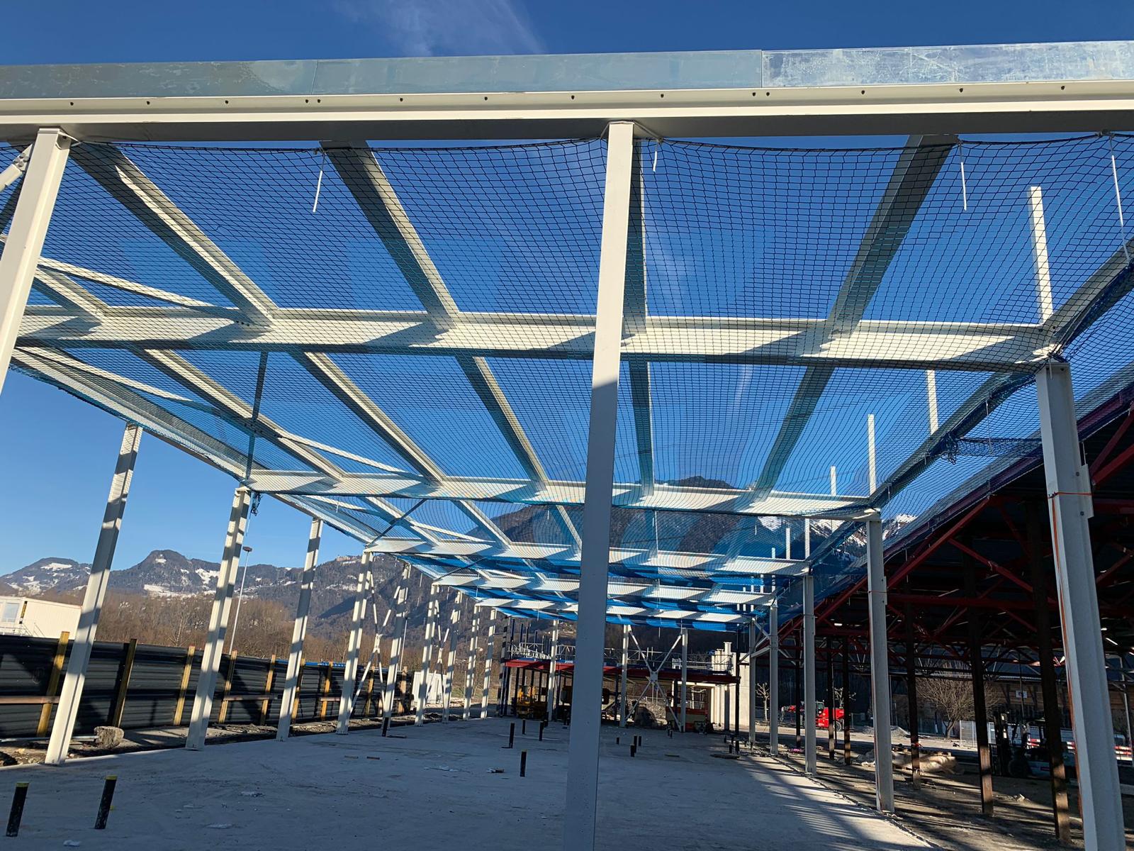 Metallbau – 2’400 m² Sicherheitsnetze