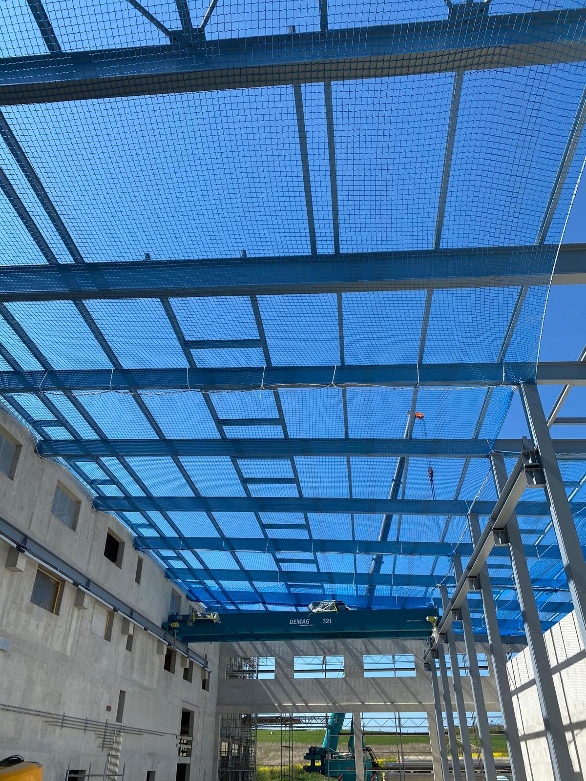 Metallbau – 3’200 m² Sicherheitsnetze